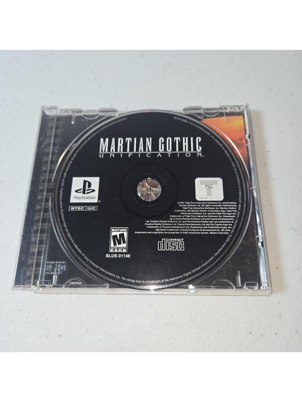 Martian Gothic Unification Sony Playstation 1 PS1 Game